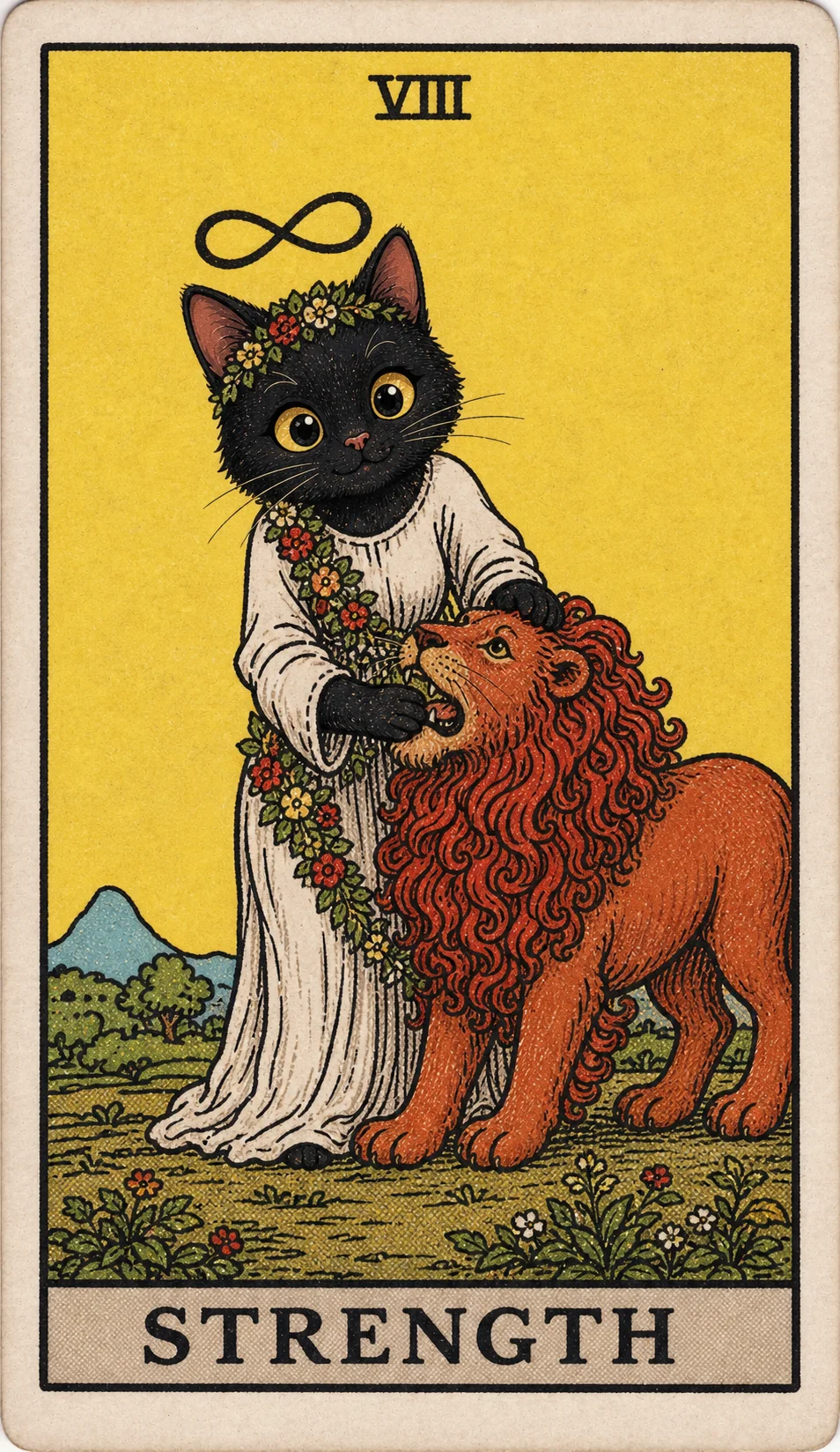 Toe Bean Waite card: Strength.